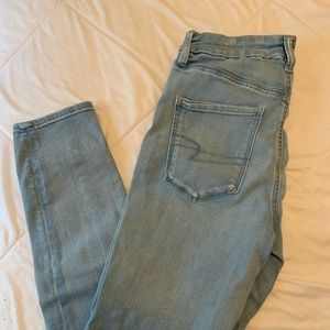 AE size 8 long Curvy jeggings